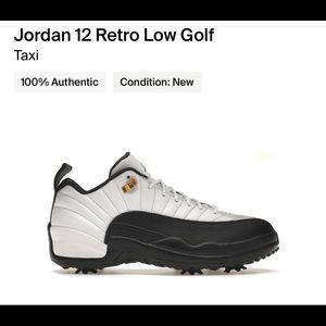 New shoes. Nike XII low golf shoes. Bought for friend who also won a pair.